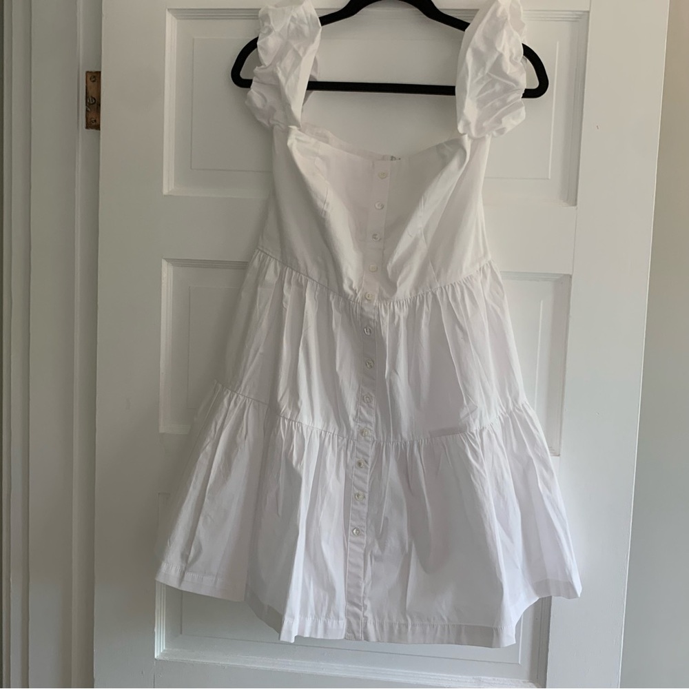Staud Puff Mini Dress
